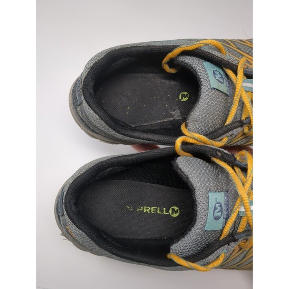 Merrel Womens Bare Foot‎ Access Trail Shoes Running Gray Orange Size 8.5 J01622 - Picture 6 of 10